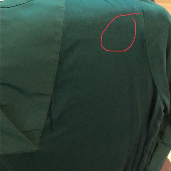 WHBM Hunter green longsleeved shirt. - Picture 6 of 6